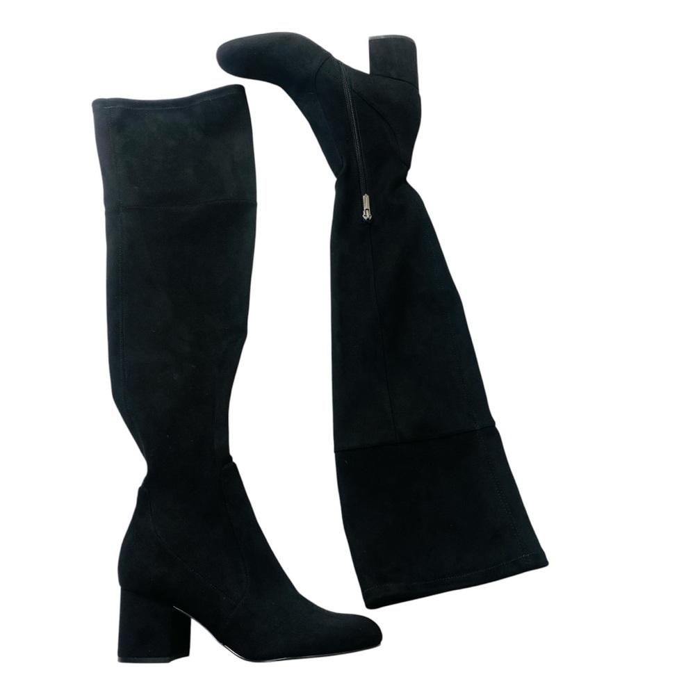 Sam Edelman Black Varona Suede Over The Knee Boots Size 7.5 - Picture 2 of 6